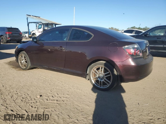 2010 Scion tC with VIN JTKDE3B75A0311156, listed as a Copart auction lot 46814055 with 104,623 mi miles and Salvage Title. Bid and sale history available at carsss.com. Image 2.