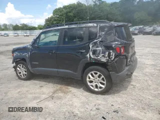 2017 Jeep Renegade Latitude with VIN ZACCJBBB5HPE42766, listed as a Copart auction lot 61397165 with 98,441 mi miles and Salvage title. Bid and sale history available at DreamBid. Image 2.