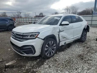 2023 Volkswagen Atlas SEL Premium R-Line z VIN 1V2FE2CAXPC200869, wystawiony jako Copart lot #50109995 z przebiegiem 55 710 mil mil oraz Szkoda całkowita • Salvage title. Historia ofert i sprzedaży dostępna na DreamBid. Obrazek 1.