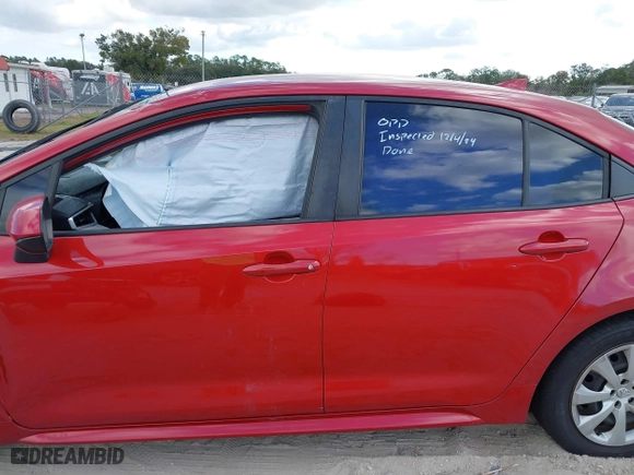 2020 Toyota Corolla LE with VIN JTDEPRAEXLJ108964, listed as a IAAI auction lot 41034199 with 135,483 mi miles. Bid and sale history available at carsss.com. Image 14.