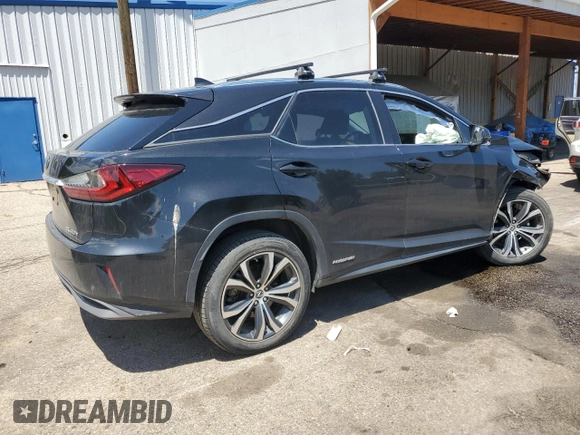 2019 Lexus RX 450h with VIN 2T2BGMCA3KC037404, listed as a Copart auction lot 61683875 with 76,316 mi miles and Salvage title. Bid and sale history available at DreamBid. Image 3.