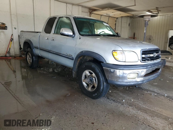 2000 Toyota Tundra SR5 with VIN 5TBBT4419YS049998, listed as a Copart auction lot 48729415 with 427,311 mi miles and Salvage Title. Bid and sale history available at DreamBid. Image 4.
