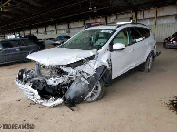 2017 Ford Escape SE with VIN 1FMCU9GD4HUD44574, listed as a Copart auction lot 48616805 with 152,026 mi miles and Salvage Title. Bid and sale history available at carsss.com. Image 1.