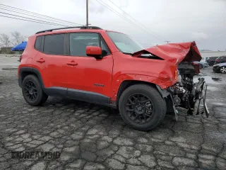 2021 Jeep Renegade Latitude z VIN ZACNJCBBXMPN11991, wystawiony jako Copart lot #48819935 z przebiegiem 43 784 mil mil oraz Szkoda całkowita • Salvage title. Historia ofert i sprzedaży dostępna na DreamBid. Obrazek 4.