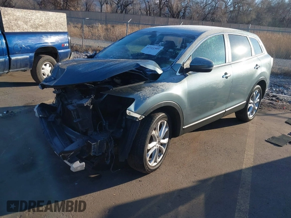 2012 Mazda CX-9 Grand Touring with VIN JM3TB3DV1C0367600, listed as a IAAI auction lot 41311589 with 1 mi miles. Bid and sale history available at carsss.com. Image 2.