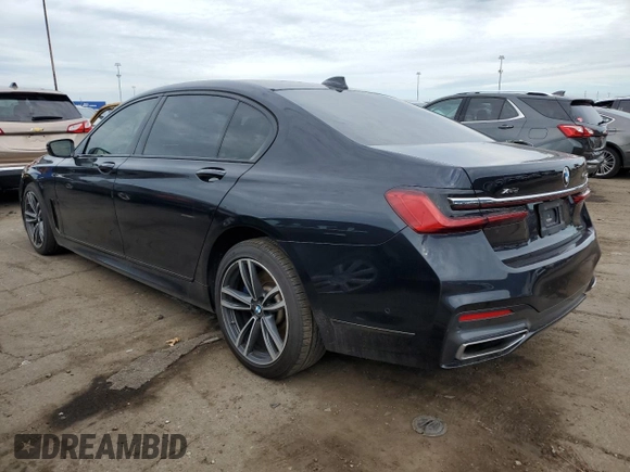 2021 BMW 7 Series 750i xDrive with VIN WBA7U2C09MCE47490, listed as a Copart auction lot 63747813 with 66,925 mi miles. Bid and sale history available at carsss.com. Image 2.