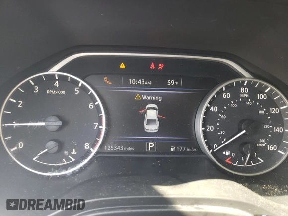 2017 Nissan Maxima SV with VIN 1N4AA6AP7HC436151, listed as a Copart auction lot 52362995 with 125,343 mi miles and Salvage Title. Bid and sale history available at carsss.com. Image 9.