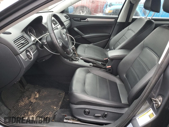 2014 Volkswagen Passat Wolfsburg Ed with VIN 1VWAS7A3XEC049810, listed as a Copart auction lot 86336284 with 81,024 mi miles and Salvage Title. Bid and sale history available at carsss.com. Image 7.
