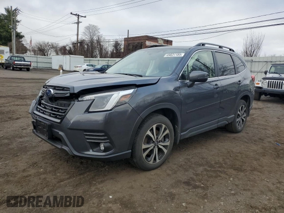 2024 Subaru Forester Limited with VIN JF2SKALC9RH484538, listed as a Copart auction lot 49831185 with 13,460 mi miles and Salvage Title. Bid and sale history available at carsss.com. Image 1.