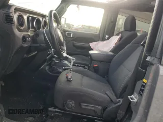 2021 Jeep Wrangler Sport S with VIN 1C4HJXAG4MW719355, listed as a Copart auction lot 80171574 with 62,948 mi miles and Non Repairable. Bid and sale history available at DreamBid. Image 7.