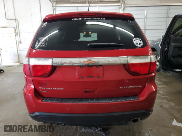 2011 Dodge Durango Citadel with VIN 1D4RE5GG1BC599360, listed as a Copart auction lot 67317574 with 171,546 mi miles and Salvage Title. Bid and sale history available at carsss.com. Image 6.