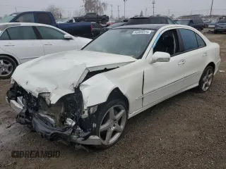 2009 Mercedes-Benz E-Class Luxury 3.5L with VIN WDBUF56X09B437014, listed as a Copart auction lot 85809224 with 168,431 mi miles and Salvage Title. Bid and sale history available at carsss.com. Image 1.
