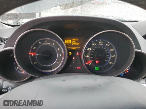 2007 Acura MDX Technology with VIN 2HNYD28497H536410, listed as a Copart auction lot 52155855 with 176,016 mi miles and Salvage Title. Bid and sale history available at DreamBid. Image 9.
