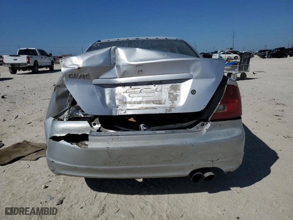 2001 Honda Civic EX with VIN 1HGEM22901L032398, listed as a Copart auction lot 47037665 with 181,838 mi miles and Salvage Title. Bid and sale history available at carsss.com. Image 6.