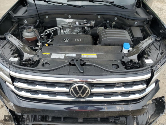 2022 Volkswagen Atlas SE with VIN 1V2DP2CA4NC534992, listed as a Copart auction lot 59531005 with 41,927 mi miles and Salvage title. Bid and sale history available at DreamBid. Image 12.