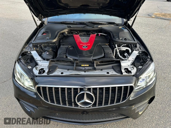2018 Mercedes-Benz E-Class AMG E 43 with VIN WDDZF6EB0JA401827, listed as a Copart auction lot 83438774 with 63,195 mi miles and Clean Title. Bid and sale history available at carsss.com. Image 7.