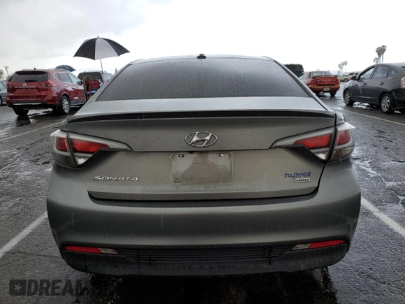 2017 Hyundai Sonata Hybrid Limited with VIN KMHE34L33HA075304, listed as a Copart auction lot 42200613 with 0 mi miles. Bid and sale history available at carsss.com. Image 6.