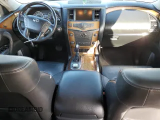 2011 Infiniti QX56 8-passenger with VIN JN8AZ2NC0B9301783, listed as a Copart auction lot 76326614 with 111,861 mi miles and Clean Title. Bid and sale history available at carsss.com. Image 8.