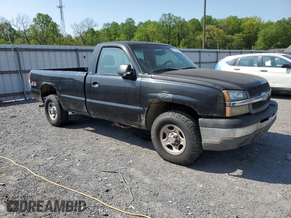 2003 Chevrolet Silverado 1500 LS with VIN 1GCEK14V93Z254768, listed as a Copart auction lot 55174365 with 191,968 mi miles and Clean Title. Bid and sale history available at DreamBid. Image 4.