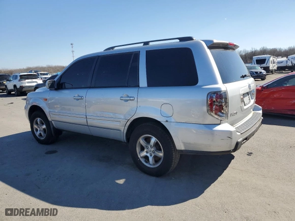 2007 Honda Pilot EX-L with VIN 2HKYF18507H506321, listed as a Copart auction lot 47610965 with 141,401 mi miles and Clean Title. Bid and sale history available at carsss.com. Image 2.