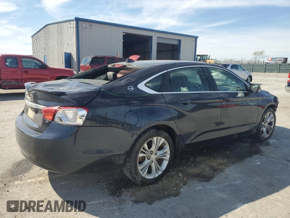2014 Chevrolet Impala LT with VIN 2G1115SL7E9169511, listed as a Copart auction lot 50322285 with 220,141 mi miles and Salvage Title. Bid and sale history available at DreamBid. Image 3.