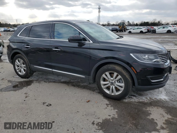 2017 Lincoln MKX Premiere with VIN 2LMPJ6JR4HBL34845, listed as a Copart auction lot 45963755 with 52,646 mi miles and Salvage Title. Bid and sale history available at carsss.com. Image 4.