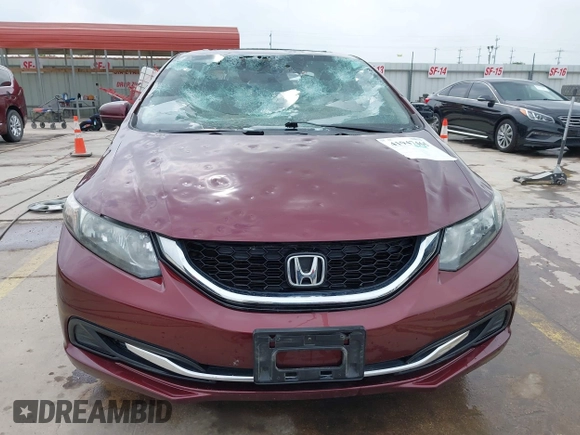 2015 Honda Civic EX with VIN 2HGFB2F8XFH562376, listed as a IAAI auction lot 41947465 with 73,040 mi miles and . Bid and sale history available at carsss.com. Image 12.