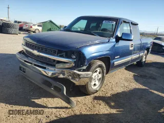 1999 Chevrolet Silverado 1500 Work Truck with VIN 1GCEC19T6XZ106331, listed as a Copart auction lot 53157285 with 164,719 mi miles and Salvage Title. Bid and sale history available at carsss.com. Image 1.