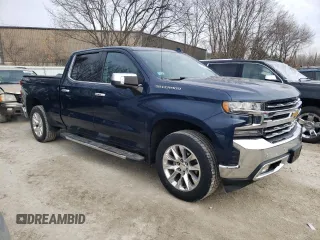 2020 Chevrolet Silverado 1500 LTZ with VIN 3GCUYGED2LG241850, listed as a Copart auction lot 47477065 with 31,589 mi miles and Salvage Title. Bid and sale history available at DreamBid. Image 4.