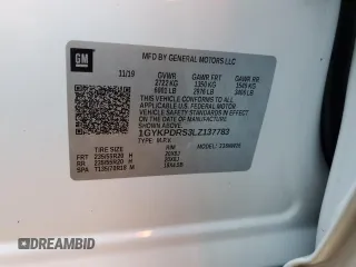 2020 Cadillac XT6 AWD Premium Luxury z VIN 1GYKPDRS3LZ137783, wystawiony jako Copart lot #54179175 z przebiegiem 30 447 mil mil oraz Szkody całkowita. Historia ofert i sprzedaży dostępna na DreamBid. Obrazek 13.