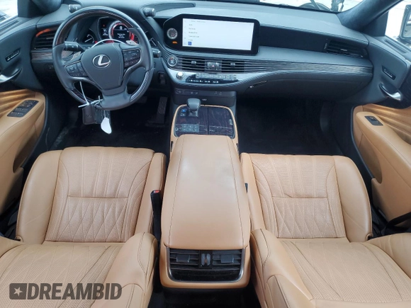 2023 Lexus LS 500 z VIN JTHD51FF7P5018625, wystawiony jako Copart lot #60821404 z przebiegiem 10 775 mil mil oraz Szkoda całkowita • Salvage title. Historia ofert i sprzedaży dostępna na DreamBid. Obrazek 8.