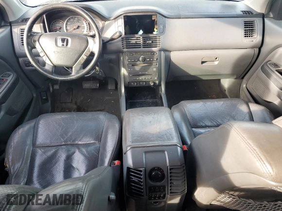 2005 Honda Pilot EX-L with RES with VIN 5FNYF18605B060711, listed as a Copart auction lot 46125755 with 193,062 mi miles and Salvage Title. Bid and sale history available at carsss.com. Image 8.