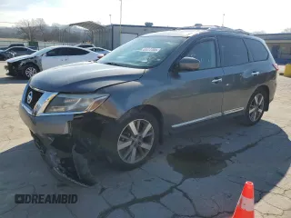 2016 Nissan Pathfinder S with VIN 5N1AR2MNXGC668940, listed as a Copart auction lot 42417765 with 152,616 mi miles and Salvage title. Bid and sale history available at DreamBid. Image 1.