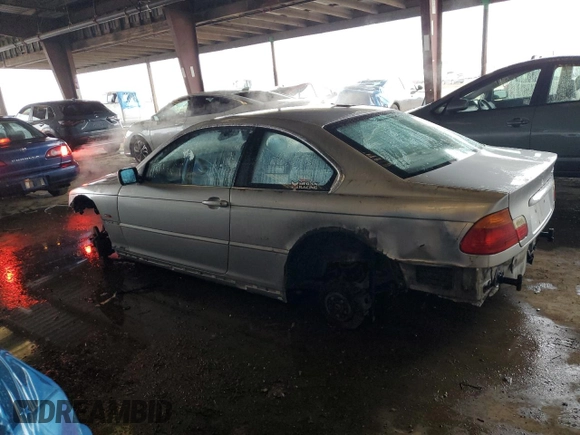 2001 BMW 3 Series 330Ci with VIN WBABN53471JU24841, listed as a Copart auction lot 86224304 with 0 mi miles and Salvage Title. Bid and sale history available at carsss.com. Image 2.