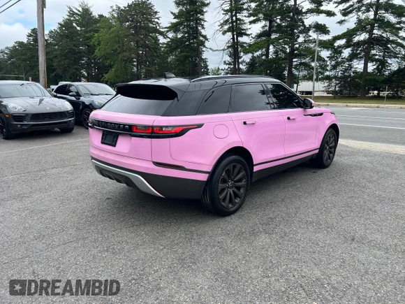 2018 Land Rover Range Rover Velar R-Dynamic SE with VIN SALYL2RX7JA775728, listed as a Copart auction lot 64525905 with 111,368 mi miles and Clean title. Bid and sale history available at DreamBid. Image 3.
