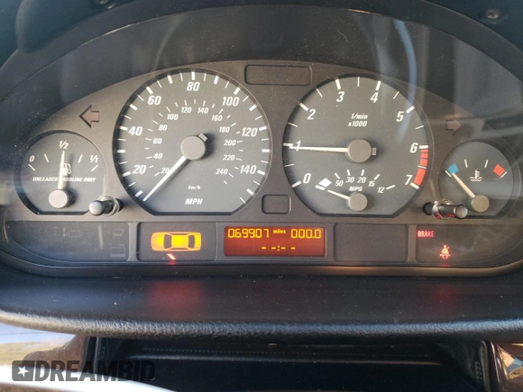 2002 BMW 3 Series 325Ci with VIN WBABS33462JY42970, listed as a Copart auction lot 83736544 with 69,907 mi miles and Clean Title. Bid and sale history available at carsss.com. Image 9.
