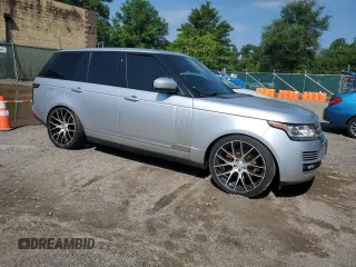 2014 Land Rover Range Rover HSE with VIN SALGS2WF1EA164710, listed as a Copart auction lot 62703505 with 138,163 mi miles and Salvage title. Bid and sale history available at DreamBid. Image 4.