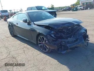 2023 BMW 4 Series 430i xDrive with VIN WBA73AP00PCM82945, listed as a IAAI auction lot 42470151 with 9,862 mi miles and . Bid and sale history available at DreamBid. Image 1.