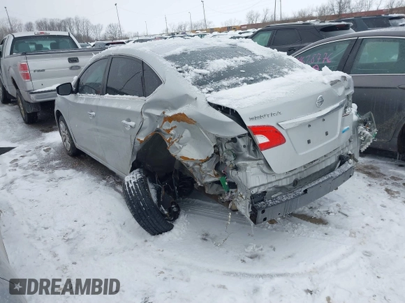 2013 Nissan Sentra SV with VIN 1N4AB7APXDN901698, listed as a IAAI auction lot 41622483 with 156,124 mi miles and . Bid and sale history available at DreamBid. Image 3.