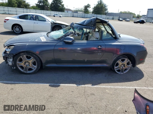2006 Lexus SC 430 with VIN JTHFN48Y169001884, listed as a Copart auction lot 69249434 with 186,520 mi miles and Salvage Title. Bid and sale history available at DreamBid. Image 1.