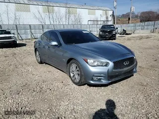 2014 Infiniti Q50 Hybrid Premium with VIN JN1AV7AR4EM702465, listed as a Copart auction lot 48813545 with 109,841 mi miles and Non Repairable. Bid and sale history available at carsss.com. Image 10.