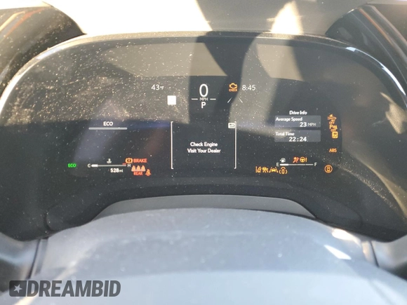 2025 Lexus RX 350 with VIN 2T2BAMBA0SC052350, listed as a Copart auction lot 84673124 with 528 mi miles and Salvage title. Bid and sale history available at DreamBid. Image 9.