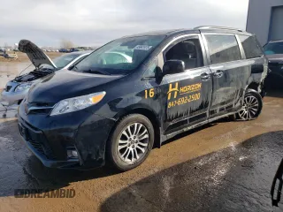 2019 Toyota Sienna XLE Auto Access Seat with VIN 5TDYZ3DC9KS019158, listed as a Copart auction lot 46641975 with 304,551 mi miles and Salvage Title. Bid and sale history available at carsss.com. Image 1.