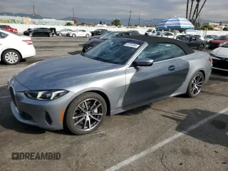 2025 BMW 4 Series 430i xDrive with VIN WBA53DB00SCS31111, listed as a Copart auction lot 84764484 with 4,724 mi miles and Clean Title. Bid and sale history available at carsss.com. Image 1.