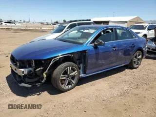 2017 Audi A4 Premium Plus with VIN WAUENAF45HN011062, listed as a Copart auction lot 61795095 with 81,726 mi miles and Salvage title. Bid and sale history available at DreamBid. Image 1.