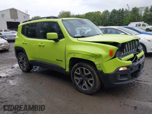 2017 Jeep Renegade Latitude z VIN ZACCJBBB0HPE95309, wystawiony jako IAAI lot #42330671 z przebiegiem 115 339 mil mil oraz . Historia ofert i sprzedaży dostępna na DreamBid. Obrazek 1.