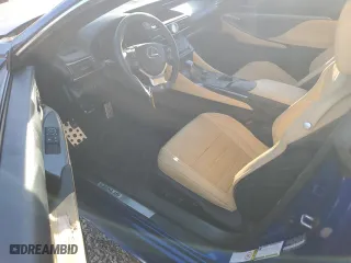 2015 Lexus RC 350 with VIN JTHSE5BC7F5000165, listed as a Copart auction lot 77470704 with 126,525 mi miles and Salvage Title. Bid and sale history available at carsss.com. Image 8.