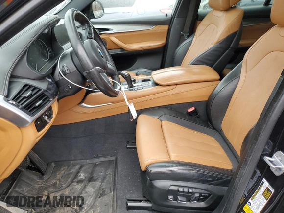 2018 BMW X6 xDrive50i with VIN 5UXKU6C51J0Z66610, listed as a Copart auction lot 39656954 with 48,217 mi miles and Non Repairable. Bid and sale history available at carsss.com. Image 7.