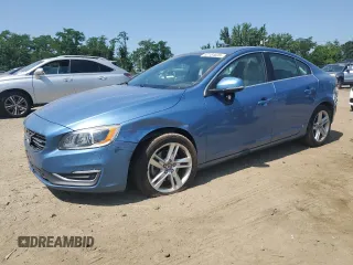 2015 Volvo S60 T5 Drive-E Platinum with VIN YV126MFMXF1345977, listed as a Copart auction lot 62184635 with 65,341 mi miles and Salvage title. Bid and sale history available at DreamBid. Image 1.