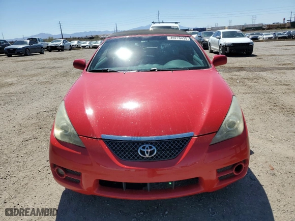 2007 Toyota Camry Solara SE with VIN 4T1FA38P07U115805, listed as a Copart auction lot 49270435 with NaN miles and Salvage Title. Bid and sale history available at carsss.com. Image 5.